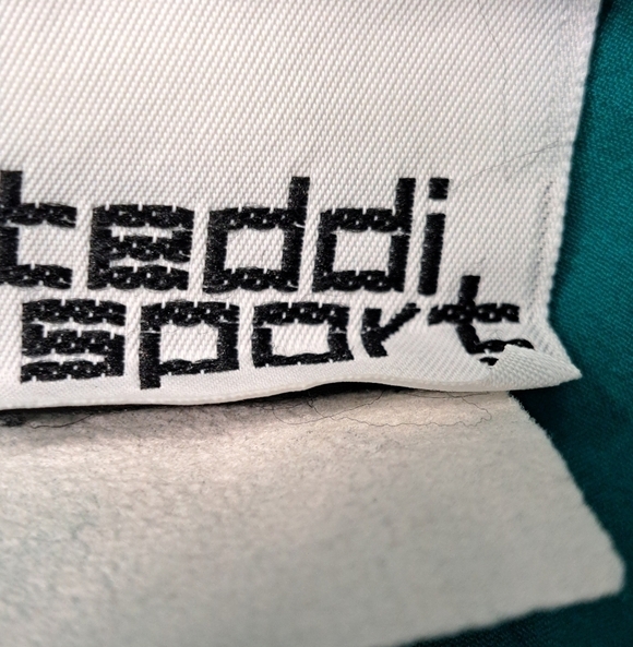 Vintage Teddi Sport 80's Sea Foam Green Track Jacket - Picture 9 of 9